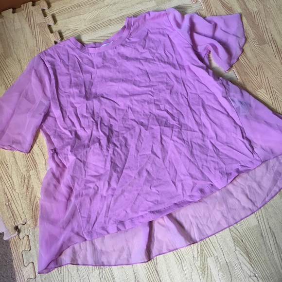 Zara Tops Zara Pink Blouse Poshmark